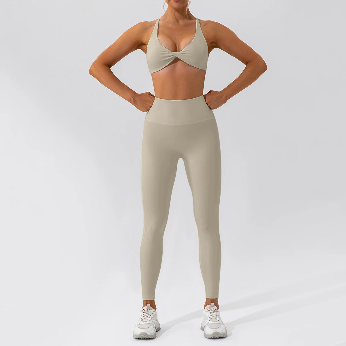 Women’s Sports Tracksuit – Quick-Dry Yoga Set 2PCS