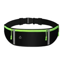 Lightweight Running Waist Pack – Triple Pocket Waterproof Bag
