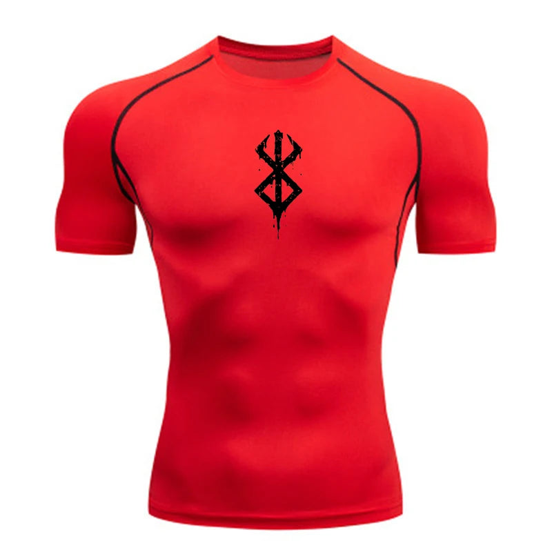Men’s Quick-Dry Compression Shirt – Gym & Running Fitness Tee