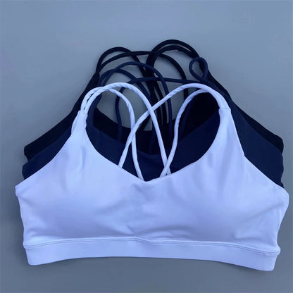 Women’s Padded Sports Bra – High Support Yoga & Gym Top