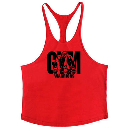 Men’s Gym Tank Top – Cotton Breathable Bodybuilding Vest (Y-Back)