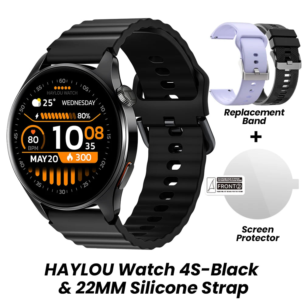 GPS Sports Smartwatch – HAYLOU Watch 4S 120+ Workout Modes