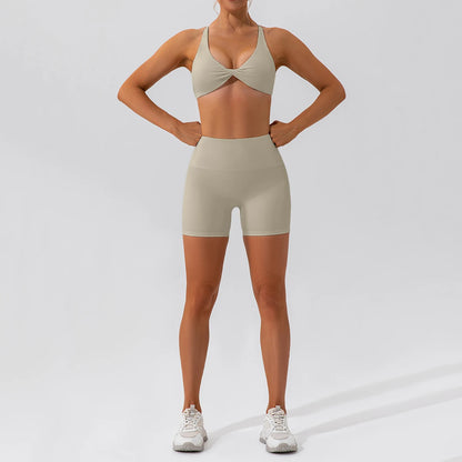 Women’s Sports Tracksuit – Quick-Dry Yoga Set 2PCS