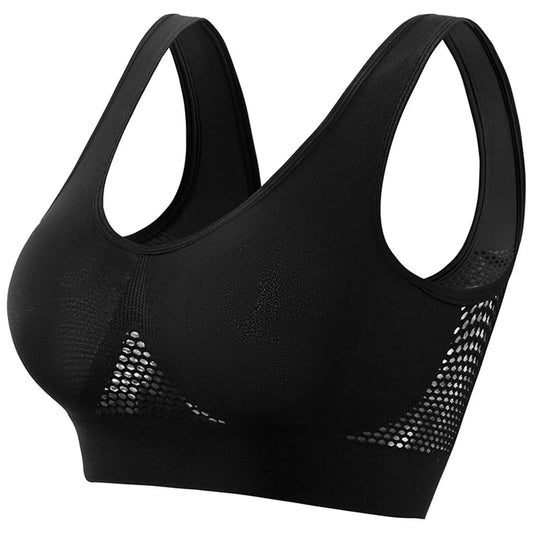 Women’s Yoga Sports Vest – Shockproof Support Gym Bra