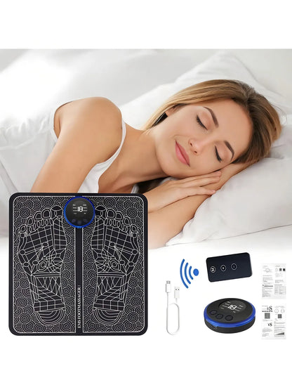 Portable EMS Foot Massage Pad – Home Relaxation Therapy Tool