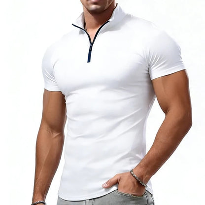 Slim Fit Compression T-Shirt – Men’s Workout Gym Top