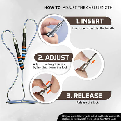 Fitness Jump Rope – Bodybuilding & Cardio Training Rope