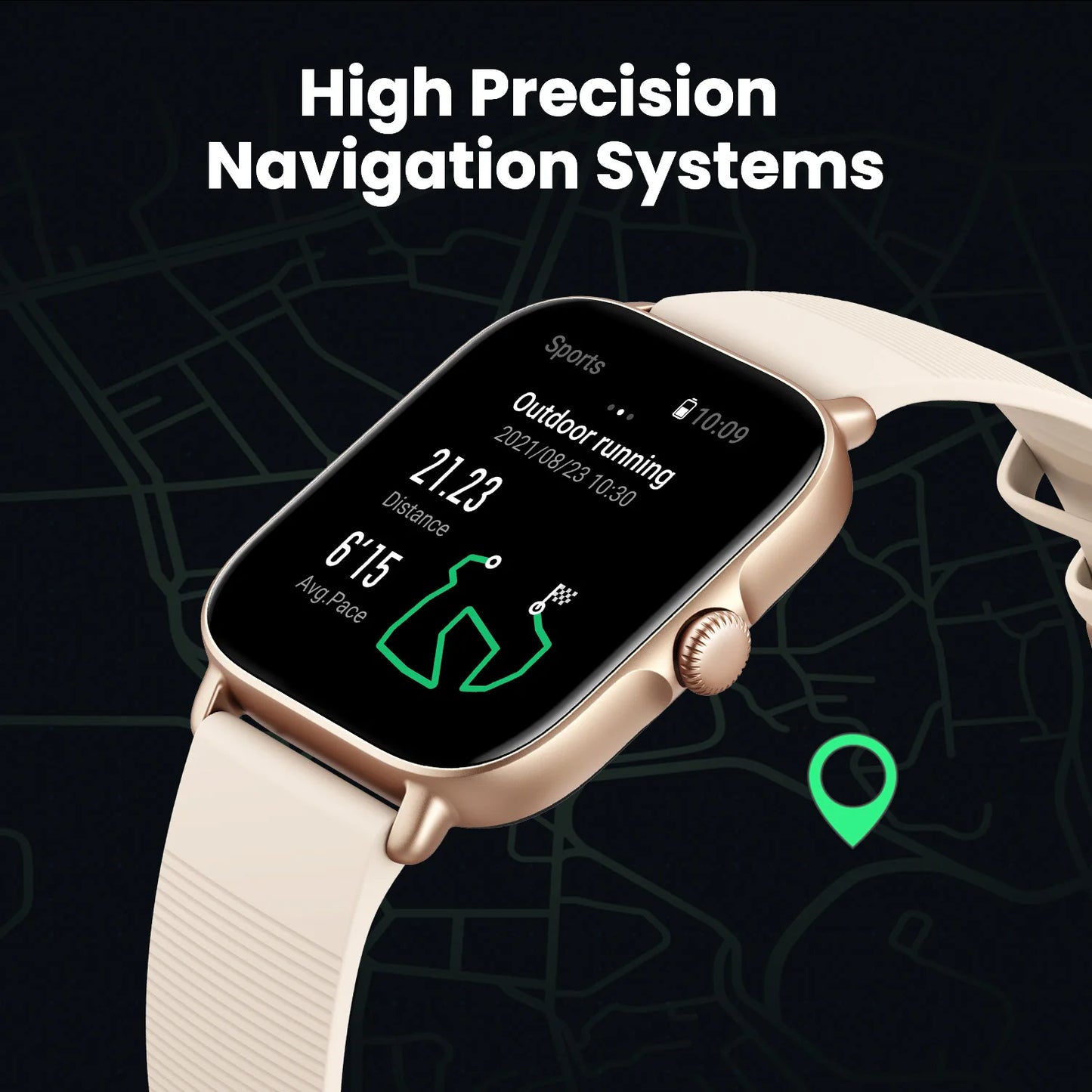 Amazfit GTS 4 Mini Smartwatch – Alexa & 150 Sports Modes