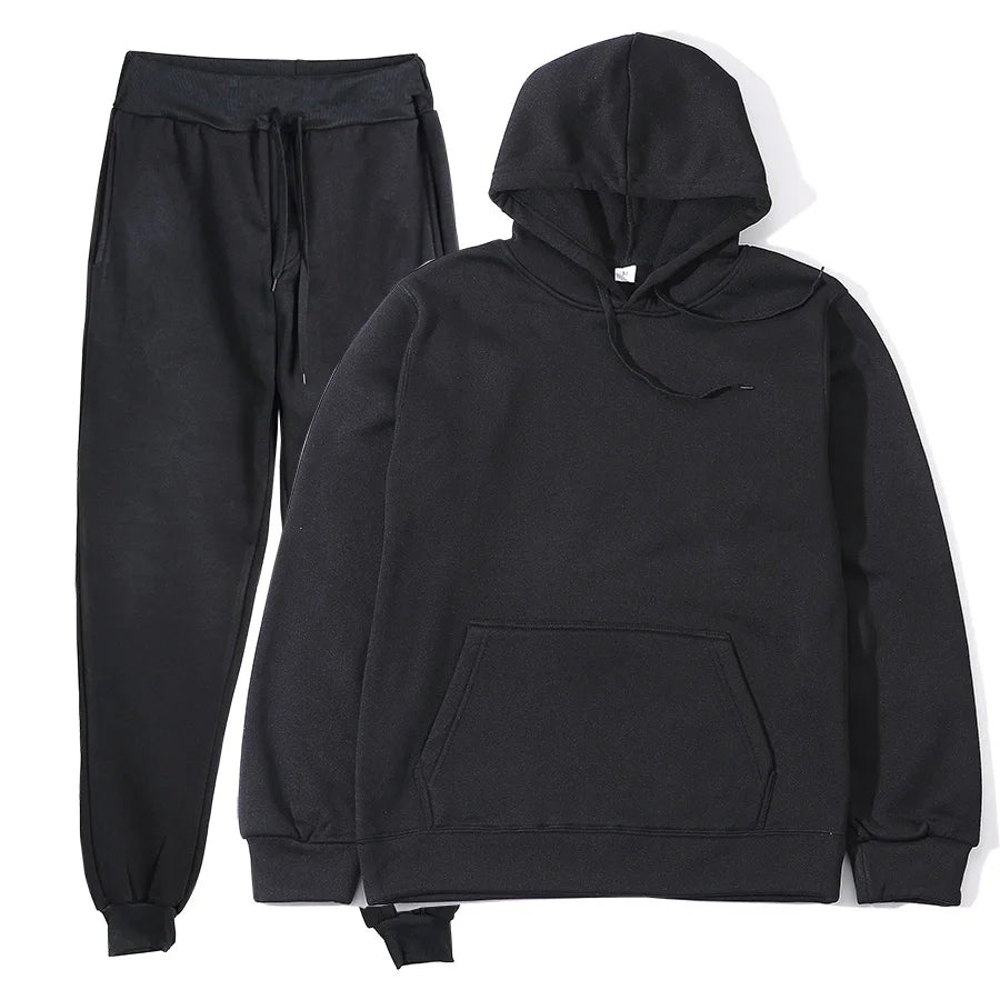 Unisex Hoodie & Sweatpants Sports Set