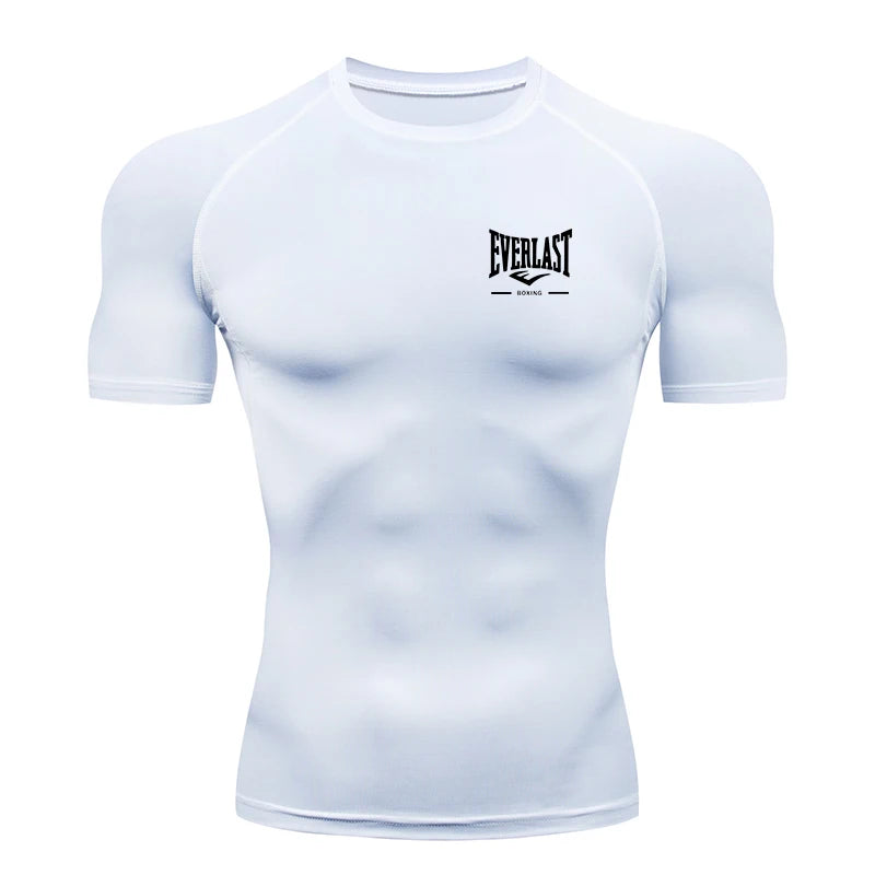 Men’s Workout T-Shirt – Compression Sportswear Training Top