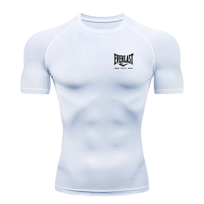 Men’s Workout T-Shirt – Compression Sportswear Training Top