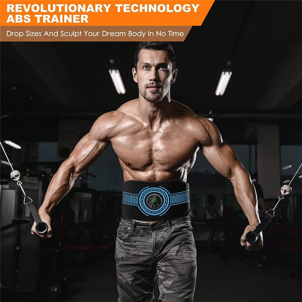 Wireless Ab Trainer Belt – Body Sculpting Fitness Device