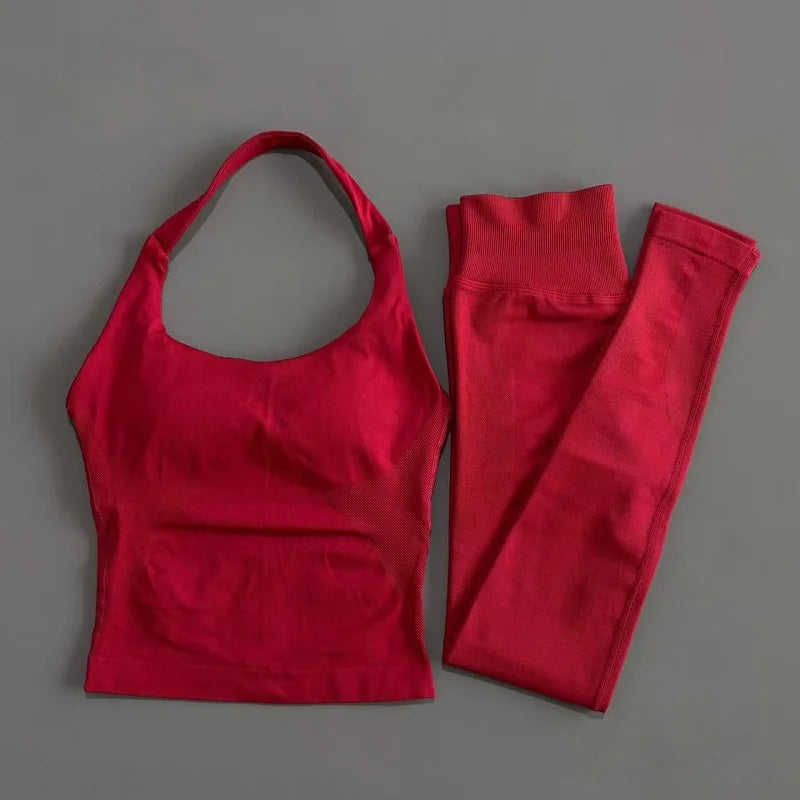 Breathable Yoga Tracksuit Set for Women (2PC)