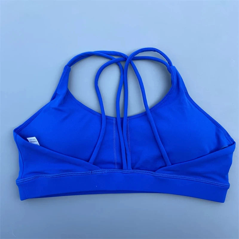 Women’s Padded Sports Bra – High Support Yoga & Gym Top