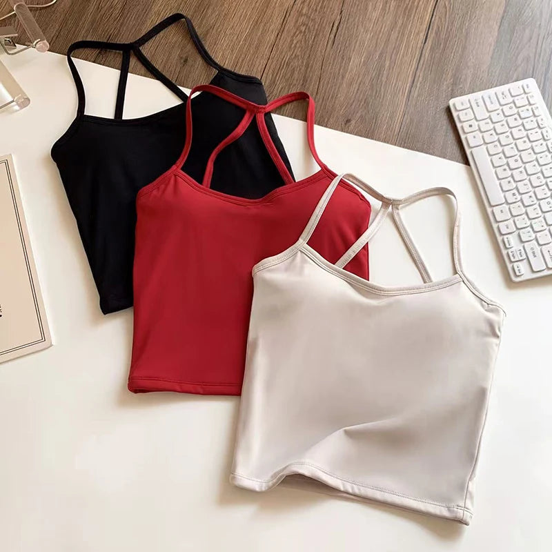 Women’s Yoga Sports Bra Vest – Pilates & Running Fitness Top