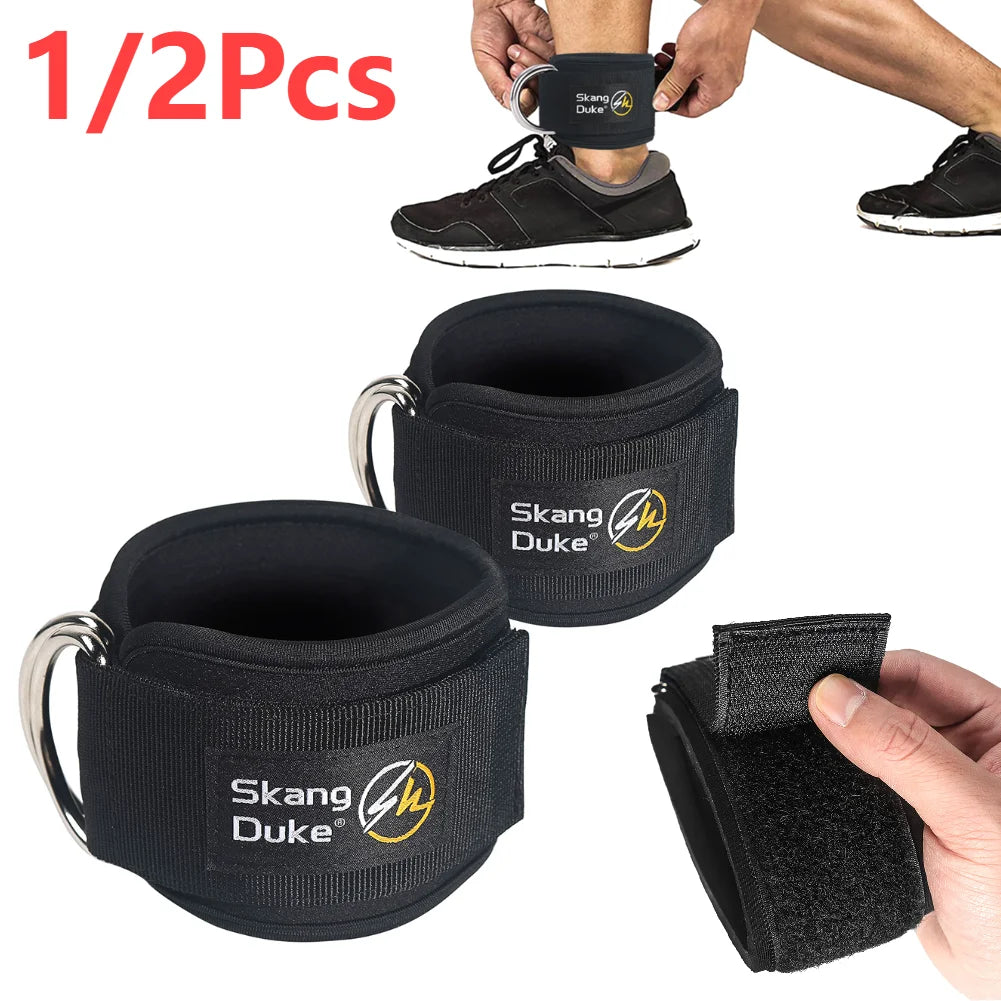ComfortFit Gym Ankle Straps – Cable Machine Support
