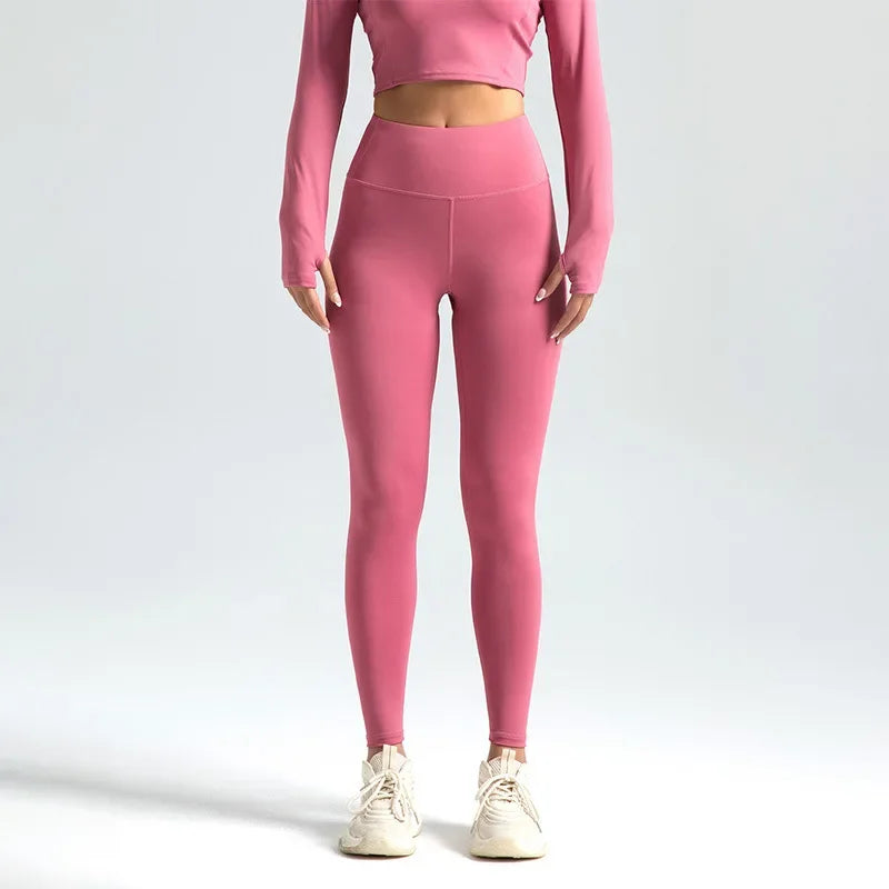 Women’s Y2K Seamless Yoga Leggings – High Waist Booty Lift Gym Pants