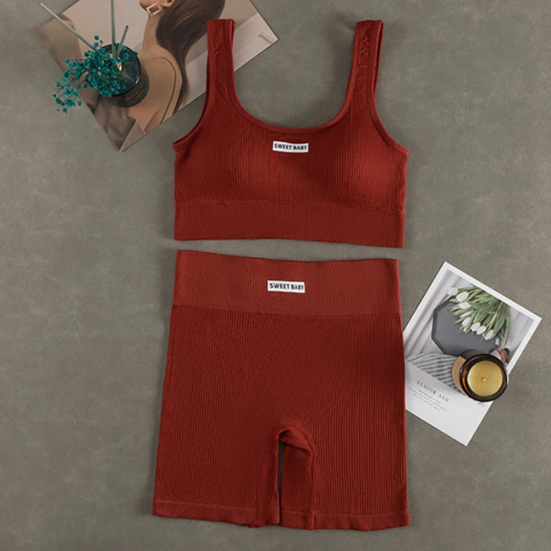 Women’s Yoga Bra & High Waist Leggings Set