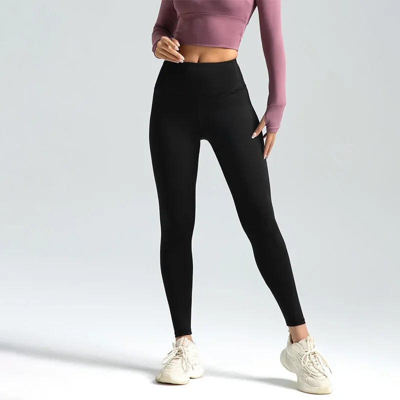 Women’s Y2K Seamless Yoga Leggings – High Waist Booty Lift Gym Pants
