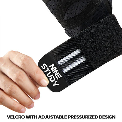 Gym Fitness Gloves with Wrist Straps
