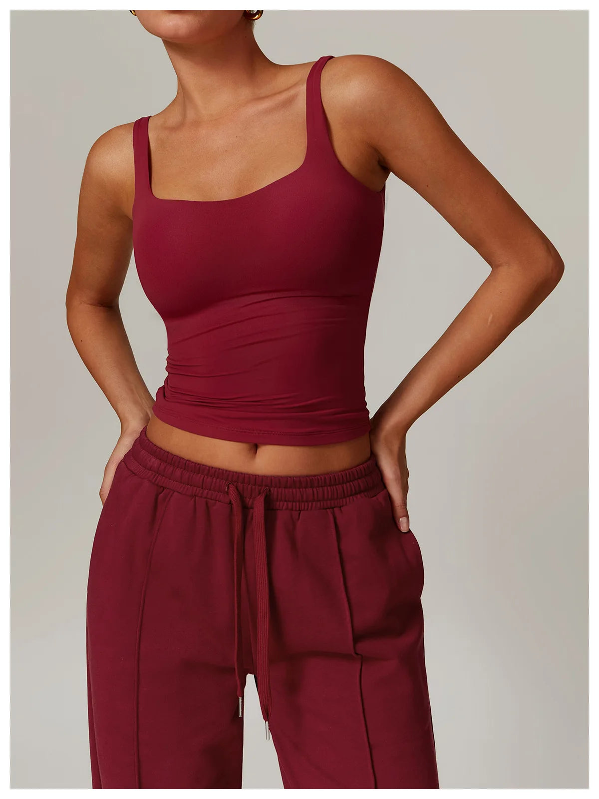 Women’s Shockproof Sports Vest – Quick-Dry Gym Tank Top