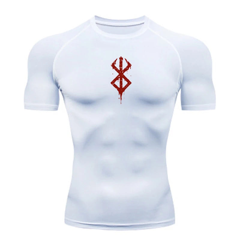 Men’s Quick-Dry Compression Shirt – Gym & Running Fitness Tee