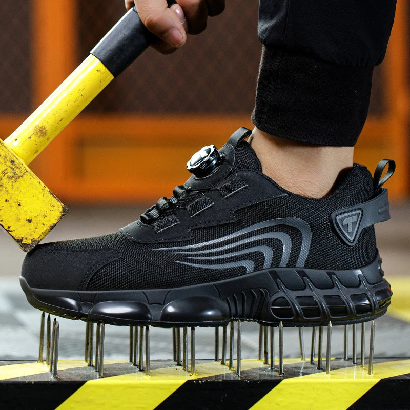 Fashion Work Safety Shoes – Durable Protective Sports Sneakers
