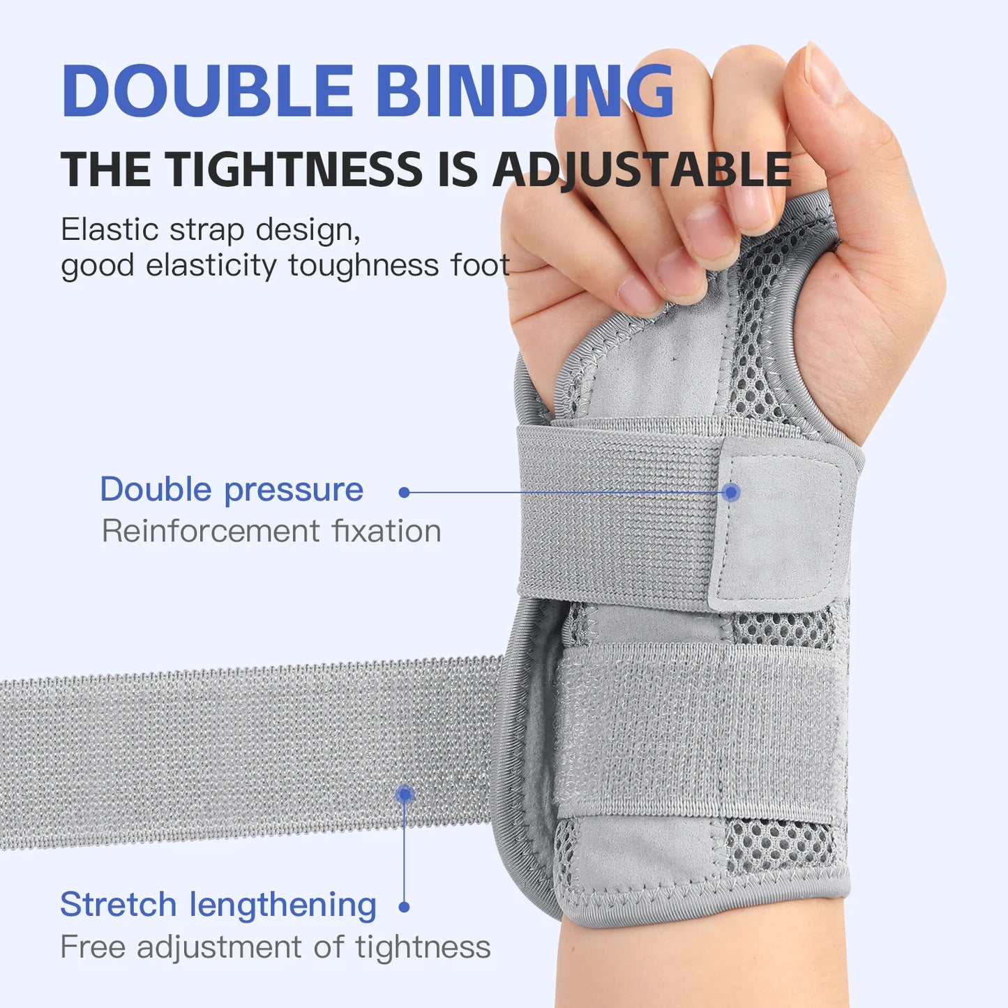 Adjustable Wrist & Thumb Support Brace – Pain Relief Strap